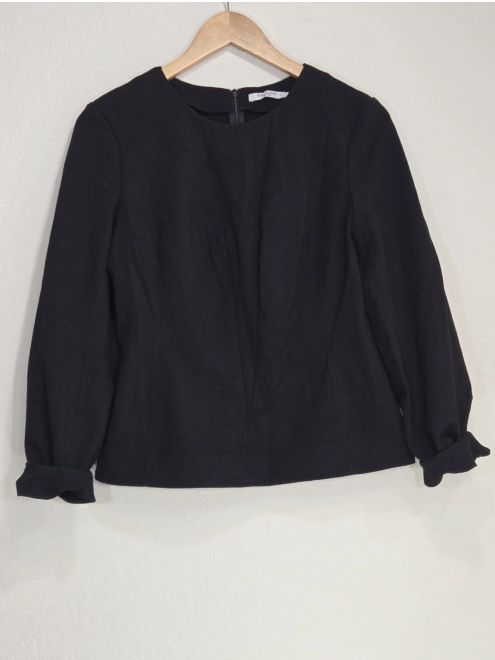Mm LaFleur Rashida 1.0 Top Black Size M Womens Work Career